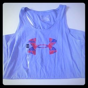 Under Armour youth large tank top loose heat gear